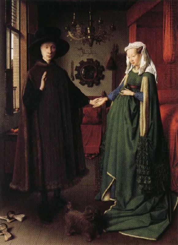 Portrait of Giovanni Arnolfini and His Wife, Jan Van Eyck